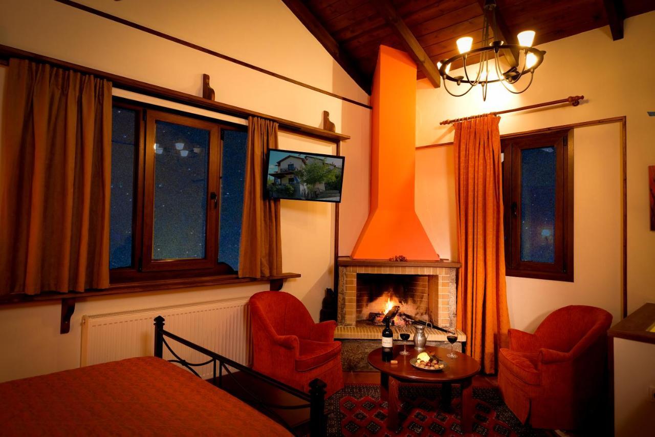 Dryas Guesthouse Polydrossos Bagian luar foto